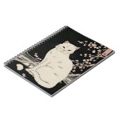 Japanische Ukiyo e Katzenkunst Notizblock (Linke Seite)