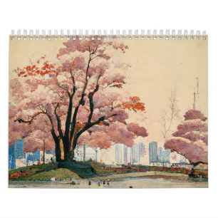 Japanische ukiyo-e traditionelle Malerei Kalender