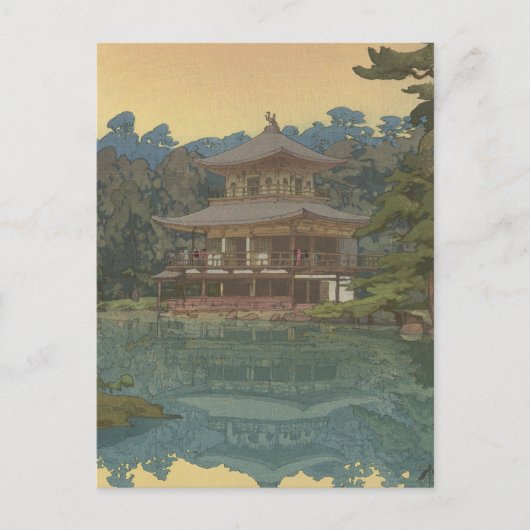 Japanische Ukiyoe Art (Hiroshi Yoshida) Postkarte (Vorderseite)