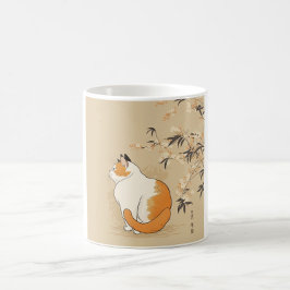 Japanische Ukiyoe Cat Kaffeetasse
