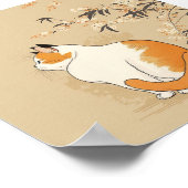 Japanische Ukiyoe Cat Poster (Ecke)