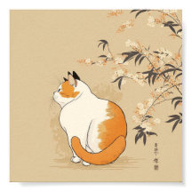Japanische Ukiyoe Cat