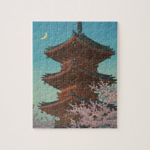 Japanische Ukiyoe-Kunst (Hasui Kawase) Puzzle