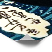 Japanische Ukiyokunst Poster (Ecke)