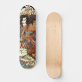 Japanische Ukiyokunst Skateboard (Vorderseite)