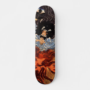 Japanische Ukiyokunst Skateboard