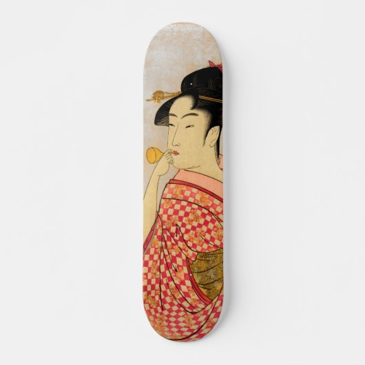 Japanische Ukiyokunst Skateboard (Vorne)