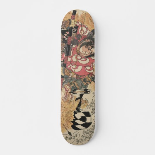Japanische Ukiyokunst Skateboard (Vorne)
