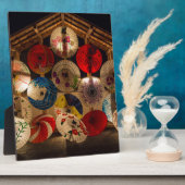 Japanische Umbrellas Fotoplatte (Seite)