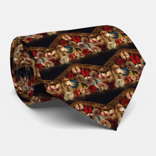 Japanische Umbrellas Krawatte (Gerollt)