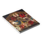 Japanische Umbrellas Notizblock (angewinkelt)