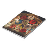 Japanische Umbrellas Notizblock (Rotiert)