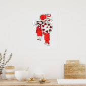 Japanische Umbrellas Poster (Küche)