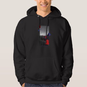 Japanische urbane Abstrakte Farben Hoodie