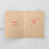 Japanische Urlaubskarte Feiertagskarte (Innenseite)