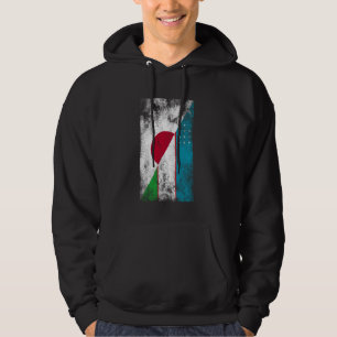 Japanische Usbekistan-Flaggen - Japanisch-Usbekist Hoodie