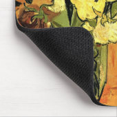 Japanische Vase, Rose, Anemonen von Vincent van Go Mousepad (Ecke)