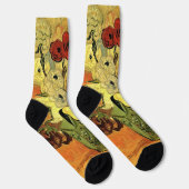 Japanische Vase, Rose, Anemonen von Vincent van Go Socken (Rechts)