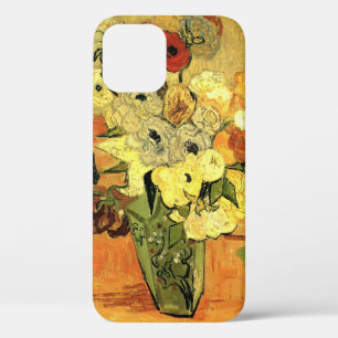 Japanische Vase, Rosen, Anemonen von Vincent van G Case-Mate iPhone Hülle