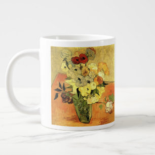 Japanische Vase, Rosen, Anemonen von Vincent van G Jumbo-Tasse