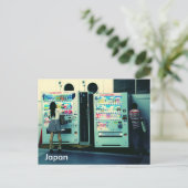 Japanische Verkaufäutomat-Postkarte Postkarte (Stehend Vorderseite)