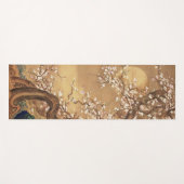 Japanische Vintage Pflaumenblüten im Mondlicht Yogamatte (Vorderseite (Horizontal))