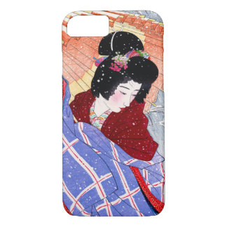 Japanische Vintage Schönheit Geisha-Damenfrau Case-Mate iPhone Hülle