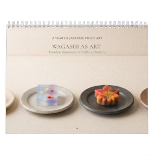 Japanische Wagashi-Kunst Kalender