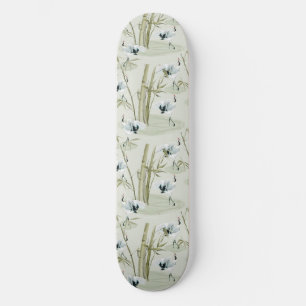 Japanische Wasserfarbe Asiatische Kunst Bambus Vog Skateboard