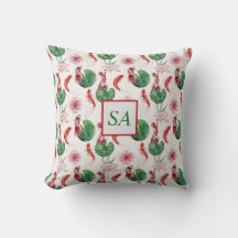 Japanische Wasserfarbe Koi Fisch Lotus