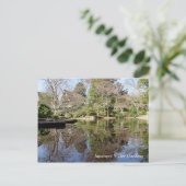 Japanische Wassergärten, Fort Worth Texas Postkarte (Stehend Vorderseite)