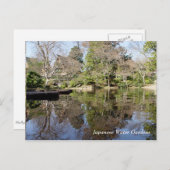 Japanische Wassergärten, Fort Worth Texas Postkarte (Vorne/Hinten)