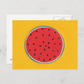 Japanische Watermelon Postcard Postkarte (Vorne/Hinten)
