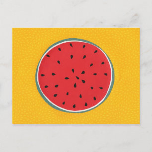 Japanische Watermelon Postcard Postkarte