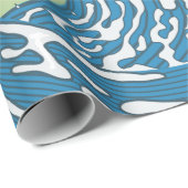 Japanische Wave Canvas Print Geschenkpapier (Rolleneckpunkt)