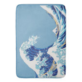 Japanische Wave Japandi Badematte (Vorderseite Vertikal)