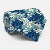 Japanische Wave Vintage Krawatte: Zeitloser Stil Krawatte (Gerollt)