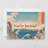 Japanische Waves Naruto Whirlpool Artwork Einladung (Vorderseite)