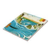 Japanische Waves Naruto Whirlpool Artwork Fliese (Seite)