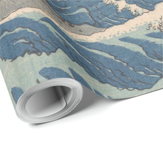 Japanische Waves Naruto Whirlpool Artwork Geschenkpapier (Rolleneckpunkt)