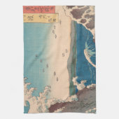 Japanische Waves Naruto Whirlpool Artwork Geschirrtuch (Vertikal)