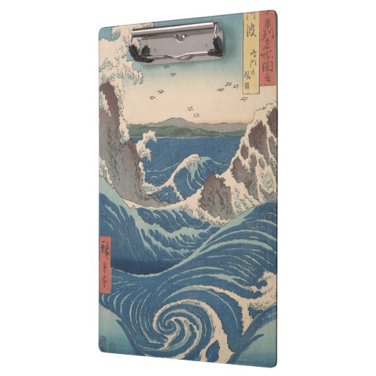 Japanische Waves Naruto Whirlpool Artwork Klemmbrett (Links)