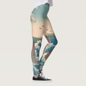 Japanische Waves Naruto Whirlpool Artwork Leggings (Rechts)