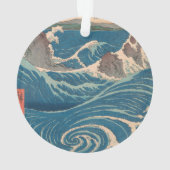 Japanische Waves Naruto Whirlpool Artwork Ornament (Rückseite)