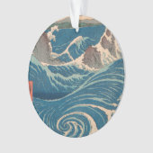 Japanische Waves Naruto Whirlpool Artwork Ornament (Vorderseite)