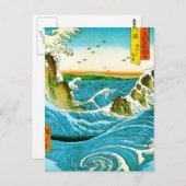 Japanische Waves Naruto Whirlpool Artwork Postkarte (Vorne/Hinten)