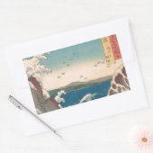 Japanische Waves Naruto Whirlpool Artwork Rechteckiger Aufkleber (Umschlag)