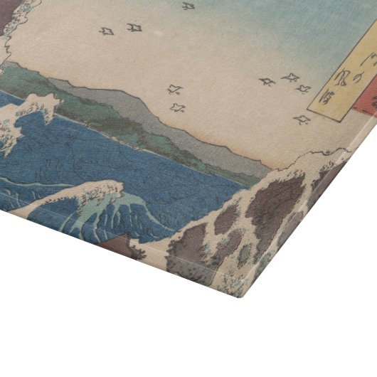 Japanische Waves Naruto Whirlpool Artwork Schneidebrett (Ecke)