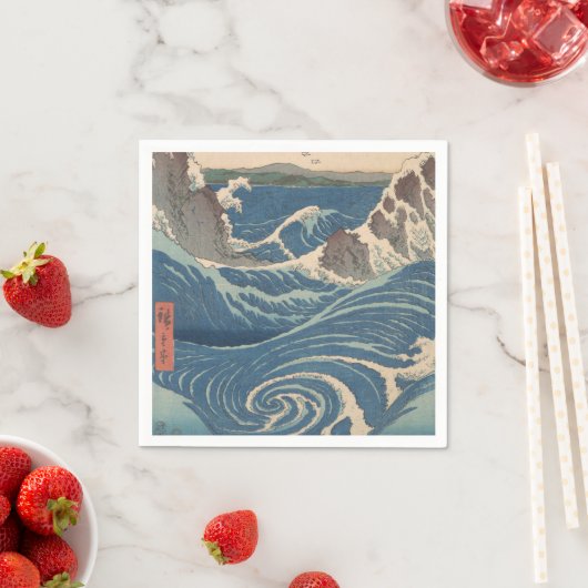 Japanische Waves Naruto Whirlpool Artwork Serviette (Beispiel)