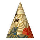 Japanische Waves: Rotes Gold. Partyhütchen (Links)